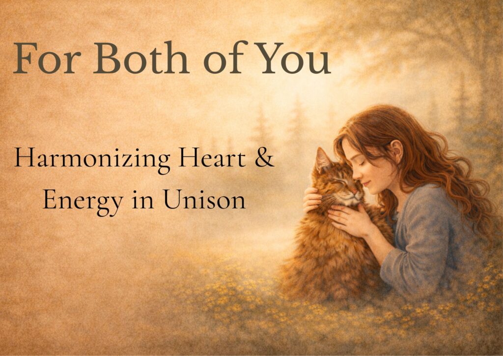 healing session for the pet and the pet woner