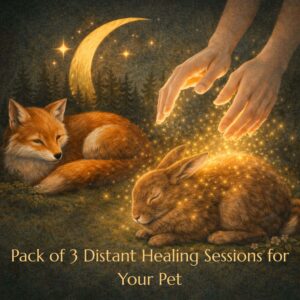 package of 3 distant healing sessions for animals